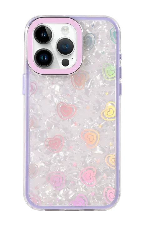 uryport Apple iPhone 11 Lumi Desenli Kapak - Mor