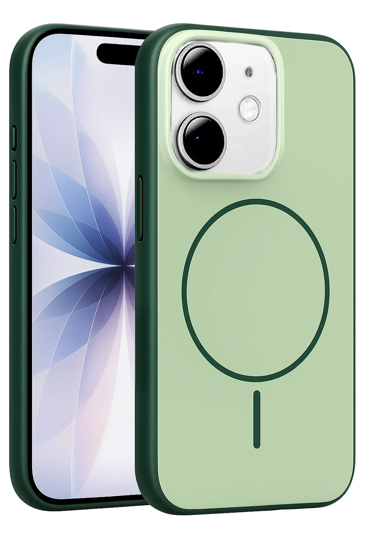 Joko Apple iPhone 11 Neva Magsafe Kapak - Koyu Yeşil