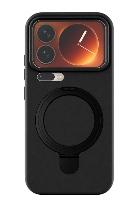 uryport Xiaomi Mi 17 Pro Max Regal Magsafe Standlı Kapak - Siyah