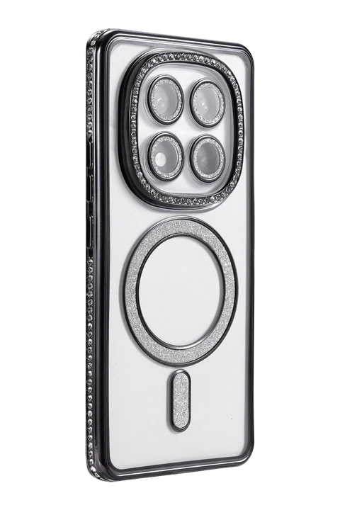 uryport Xiaomi Redmi Note 15 4G Joke Simli Magneticsafe Kılıf - Siyah
