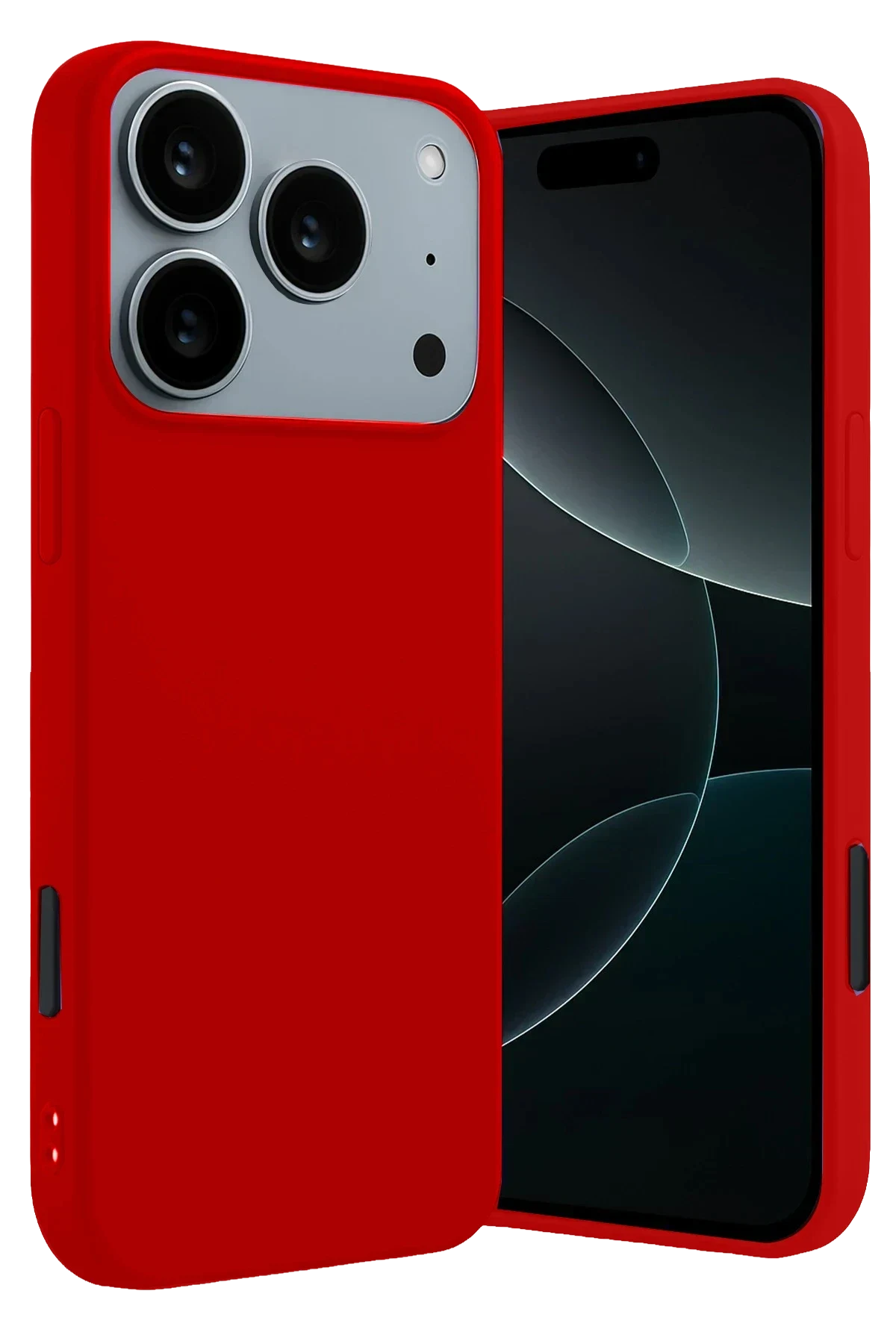 uryport Apple iPhone 18 Pro Max First Silikon - Kırmızı