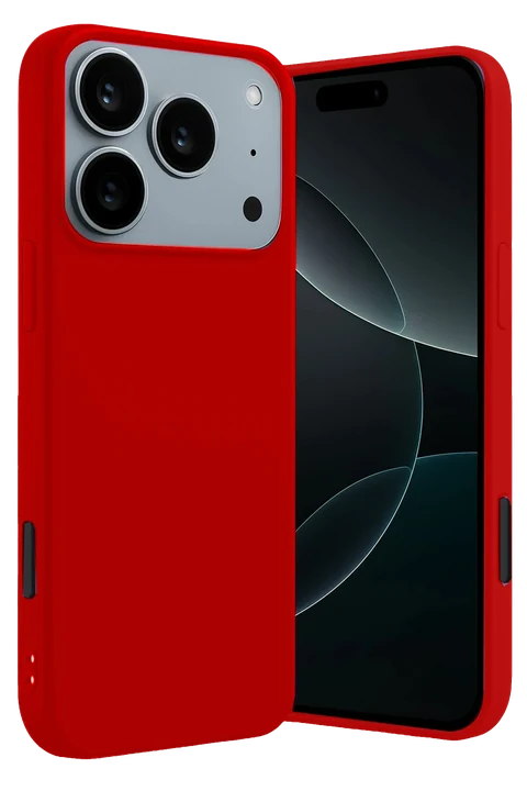 uryport Apple iPhone 18 Pro Max First Silikon - Kırmızı