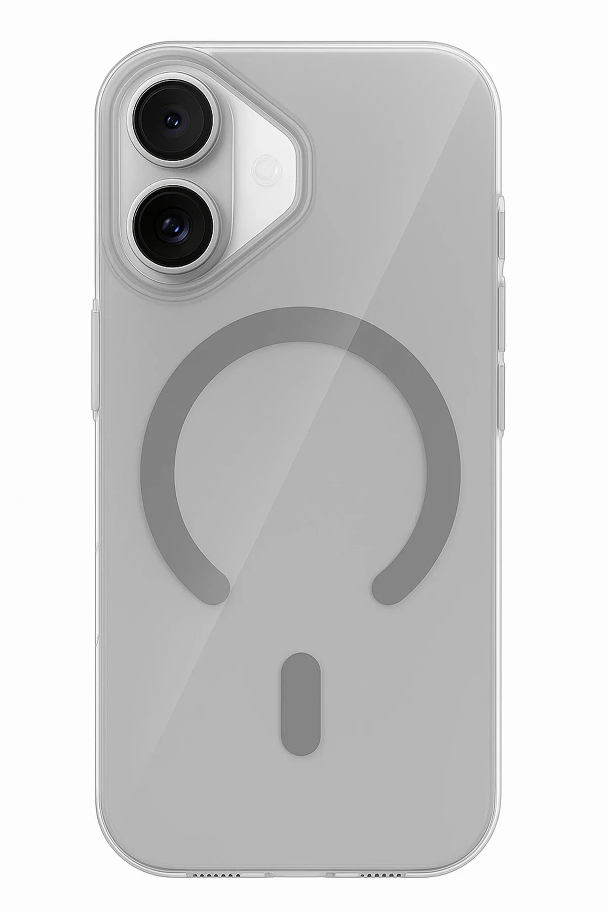 Joko Apple iPhone 17 PC Blank Magsafe Kapak - Natural Grey