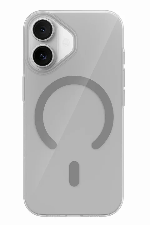 Joko Apple iPhone 17 PC Blank Magsafe Kapak - Natural Grey