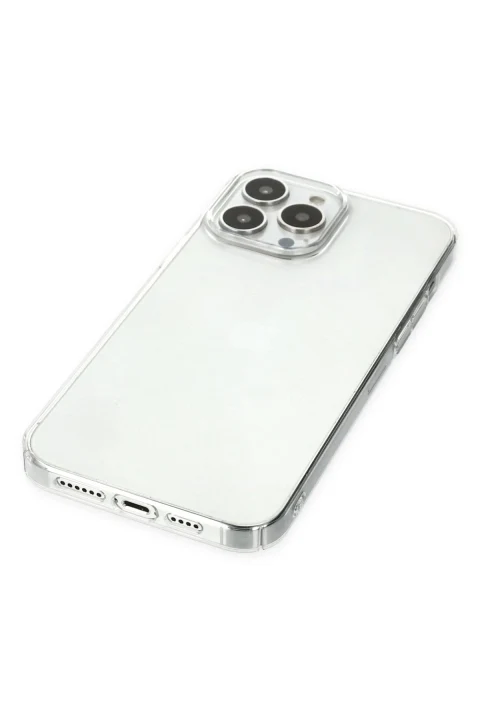 uryport Apple iPhone 14 Pro Kılıf Pc Sert Şeffaf Kapak - Şeffaf