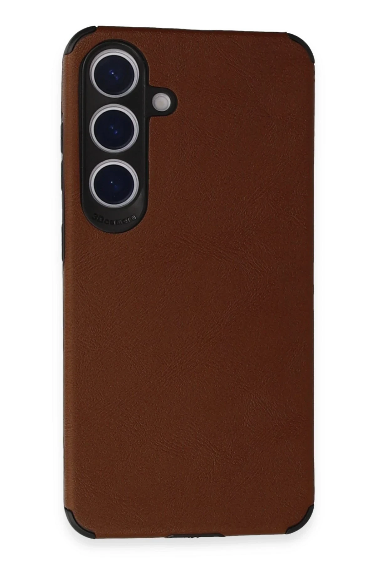 uryport Samsung Galaxy S22 Kılıf Loop Deri Silikon - Kahverengi