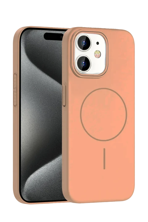 Joko Apple iPhone 11 Broş Magsafe Kapak - Çöl Titanyum