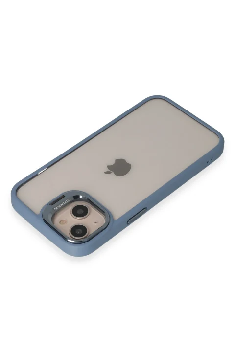 Joko Apple iPhone 15 Kılıf Roblox Lens Standlı Kapak - Sierra Blue