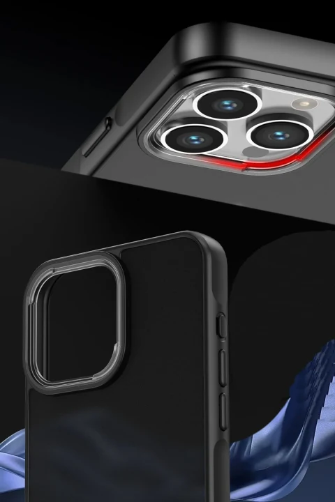 uryport Apple iPhone 13 Pro Max Kılıf Elegant Kapak - Lacivert