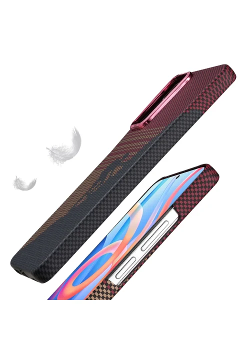uryport Xiaomi Redmi Note 12 Pro 4G Vega Magsafe Kapak - Kırmızı