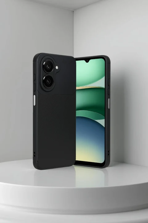 uryport Xiaomi Redmi A5 4G Auto Focus Karbon Kapak - Siyah