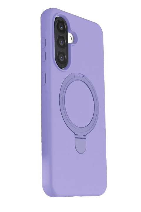 uryport Samsung Galaxy A37 5G Regal Magsafe Standlı Kapak - Lila