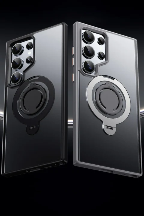 Joko Samsung Galaxy S24 Ultra Avatar 360 Dönen Magsafe Kapak - Siyah