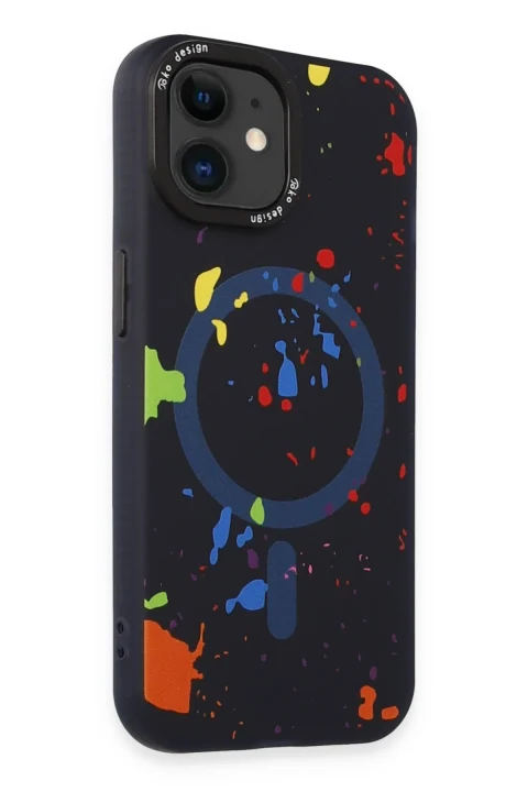 Joko Apple iPhone 11 Colorful Magsafe Kapak - Lacivert