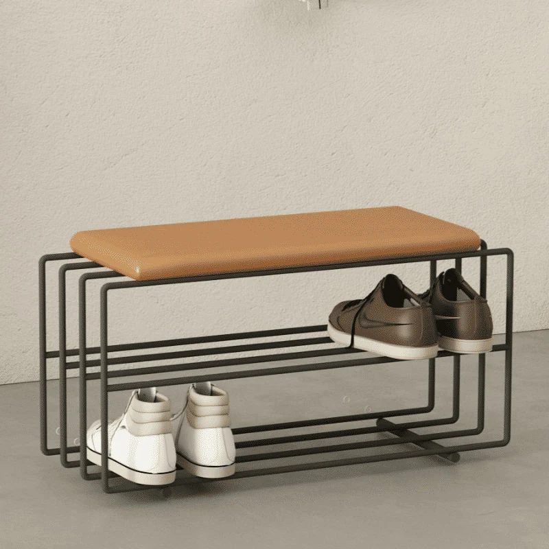 AYK05777 Modern Metal Sandıklı Bench Ayakkabılık