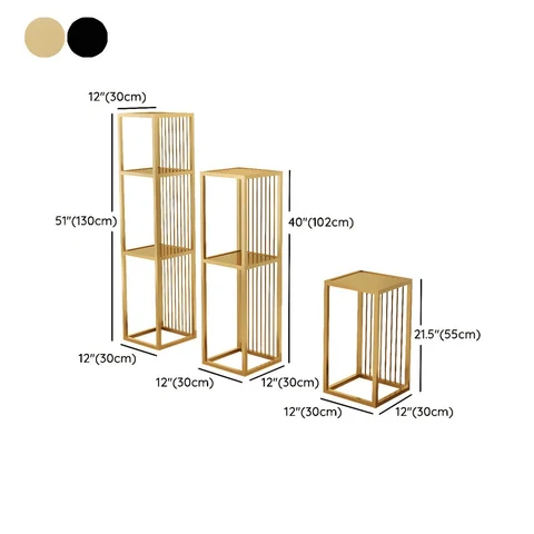 KC-0133 Kare Metal Bitki Standı, Çok Katlı Salon Çiçekliği