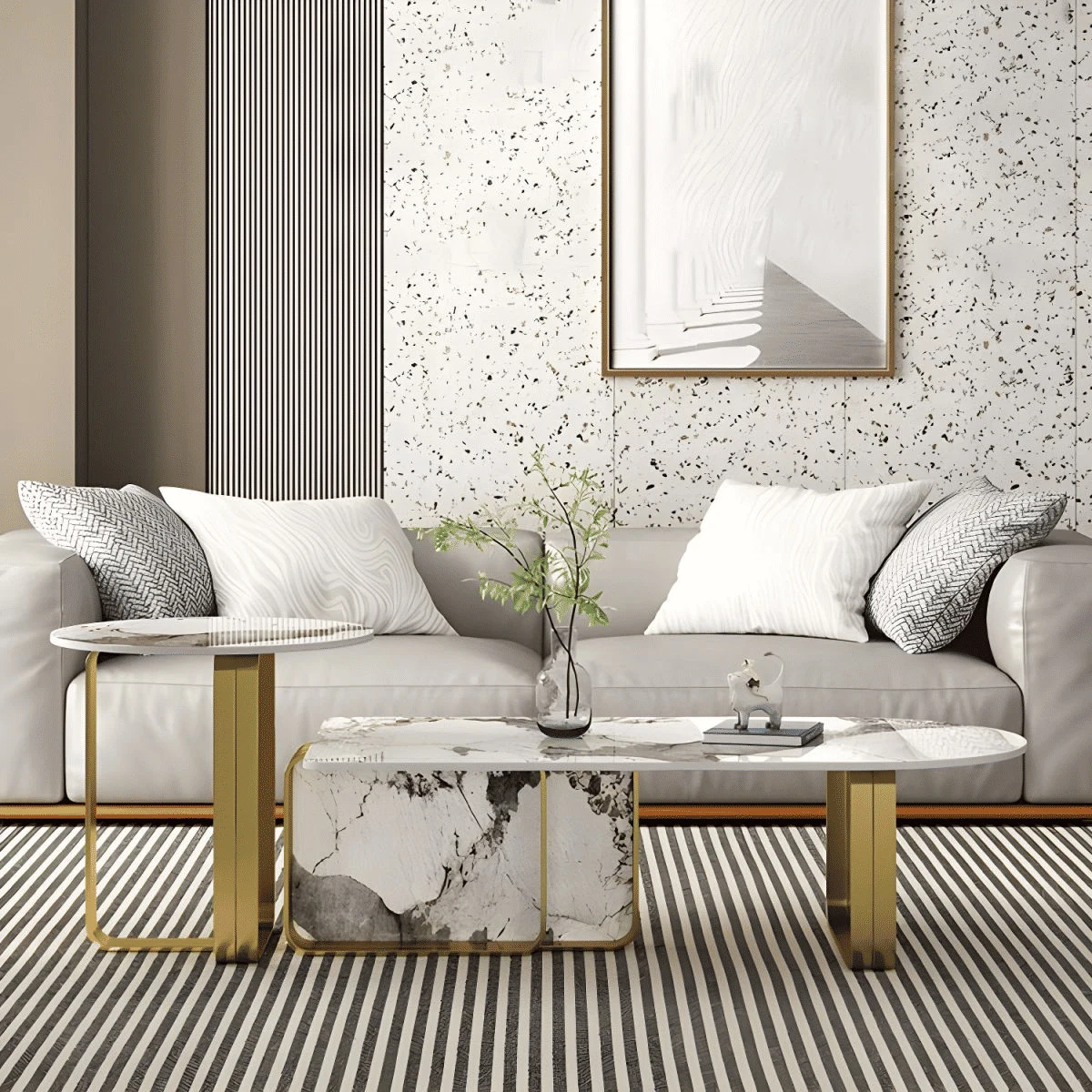 SHP55091 Modern MDF Tablalı Orta Sehpa