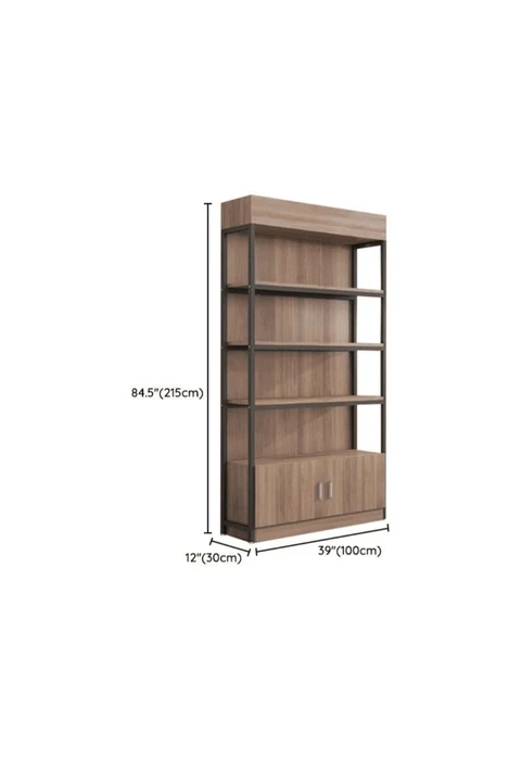 KC-0167 Kitaplık ve Vitrin Standı Metal ve MDF
