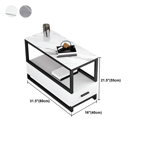 ZGN85745 Modern MDF Çekmeceli Yan Sehpa