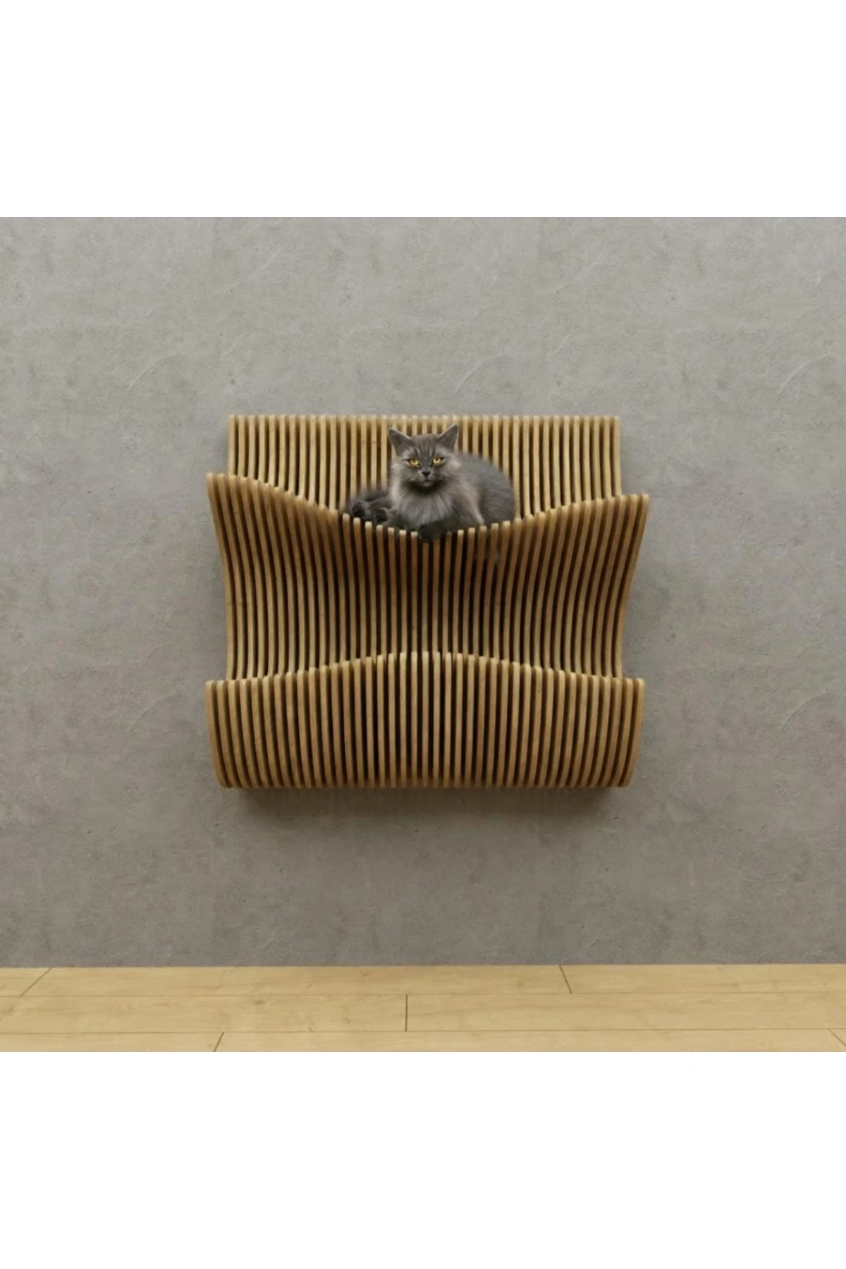 KC-094 Kedi Duvar Ünitesi – Modern Kedi Duvar Dekoru & Dinlenme Alanı