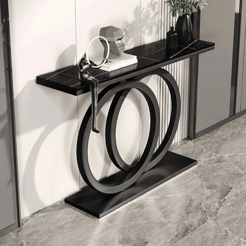 DRS-K5 Dikdörtgen Konsol Masa MDF Metal Ayaklı