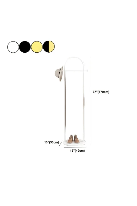KC-0149 Metal Çift Kancalı Askılık, 170 cm Gold-Beyaz