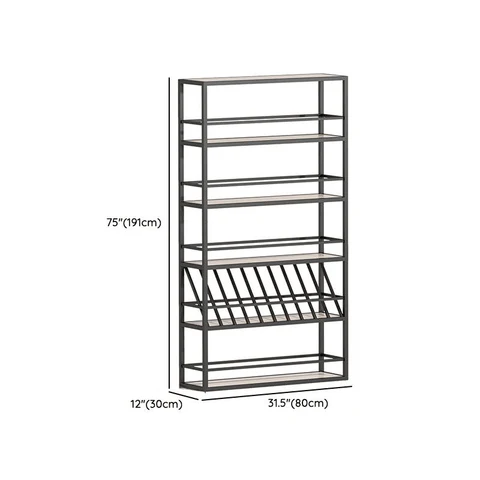 ŞRP-20 Modern Dikdörtgen Şaraplık Metal Ayaklı