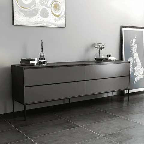 KNS30311 Modern MDF Tablalı Konsol Büfe