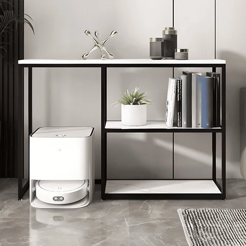 DRS-K2Modern Dikdörtgen Konsol Masa MDF Metal Ayaklı