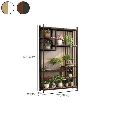 BTK38482 Modern Ahşap Çok Katlı Bitki Standı