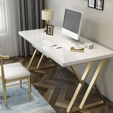 KC-0245 Beyaz MDF Çalışma Masası, Dikdörtgen Ofis Toplantı Masası