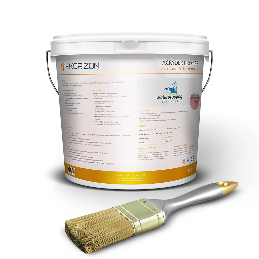 Renkli Akrilik Likit Membran - Acrydek PRO 488 - 20kg