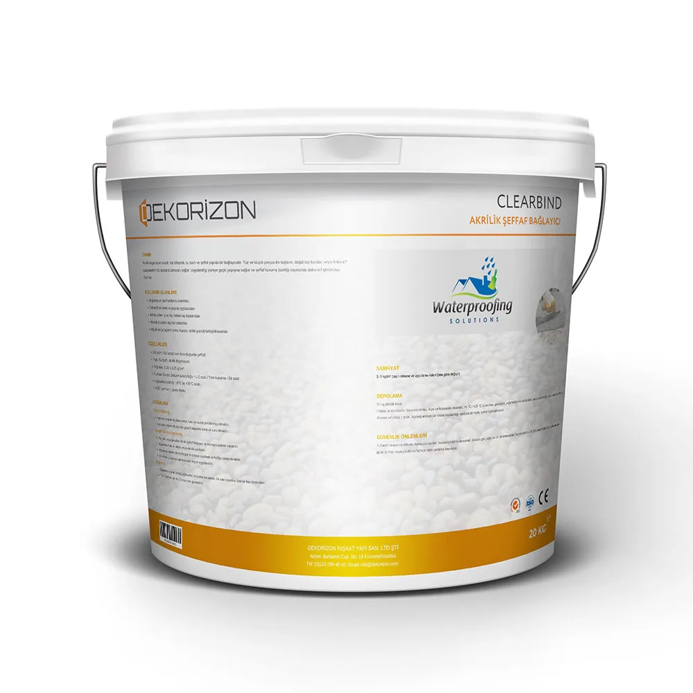 Akrilik Şeffaf Bağlayıcı - Clearbind - 15kg