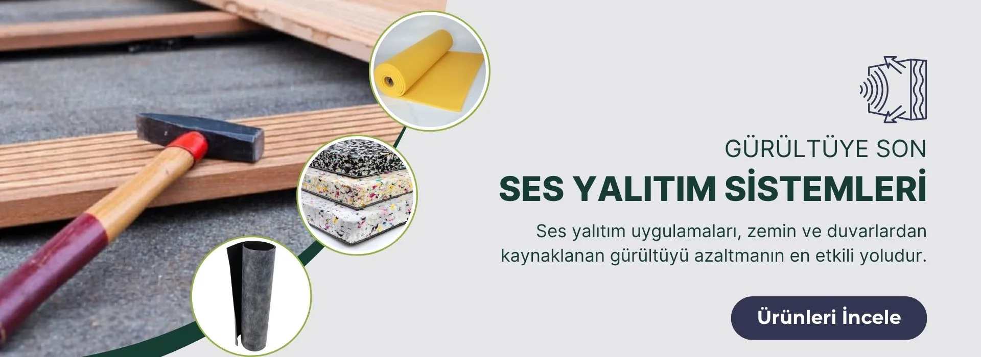 Gürültüye son — ses yalıtım sistemleri