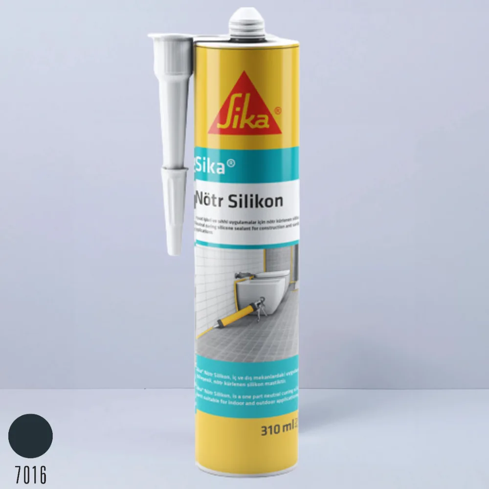 ABC Sika Neutral (Nötr) Silikon 310 ml A.Gri