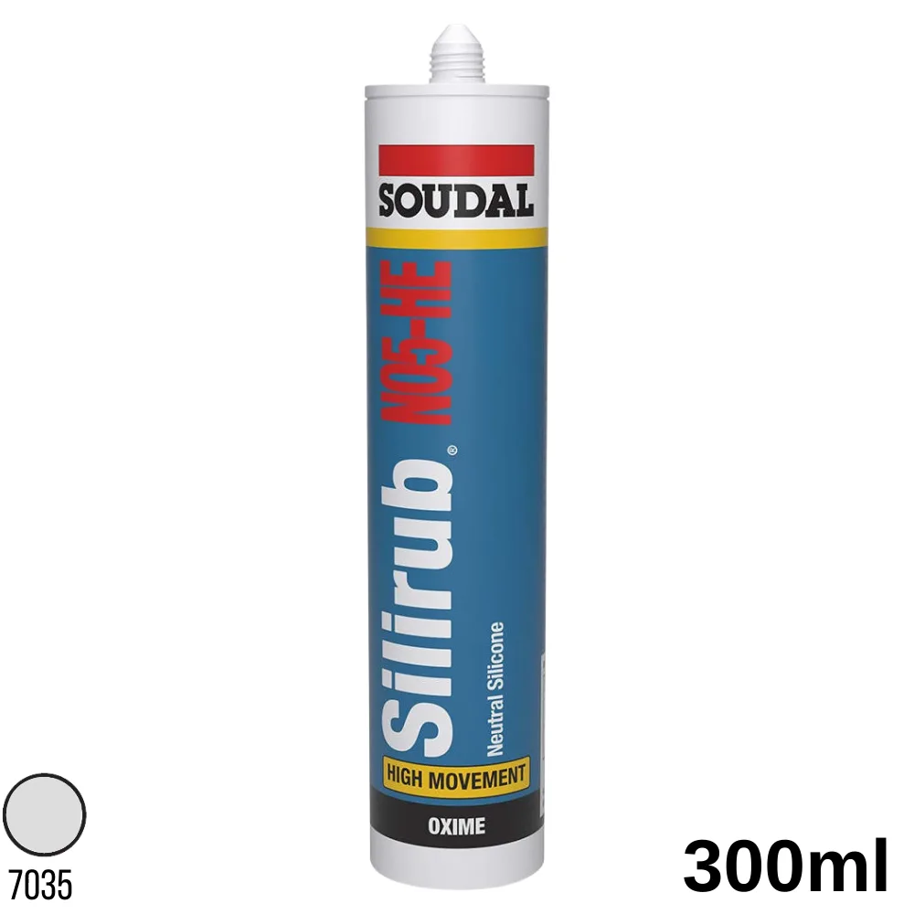 Soudal Cephe Silikonu Alüminyum Gri 300Ml 130844