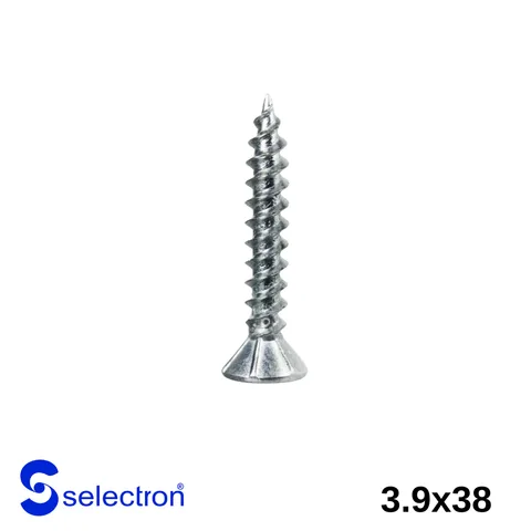 Selectron 3,9X38 Yıldız Havşa Başlı Seyrek Vida 1000 Ad.