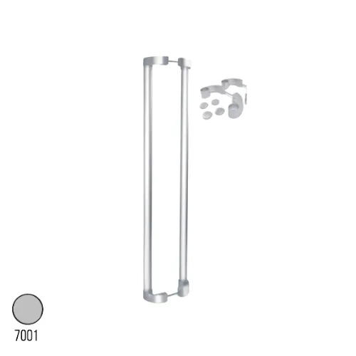 Açılı Akbank Kol 250 CM Boru Takım Eloksal