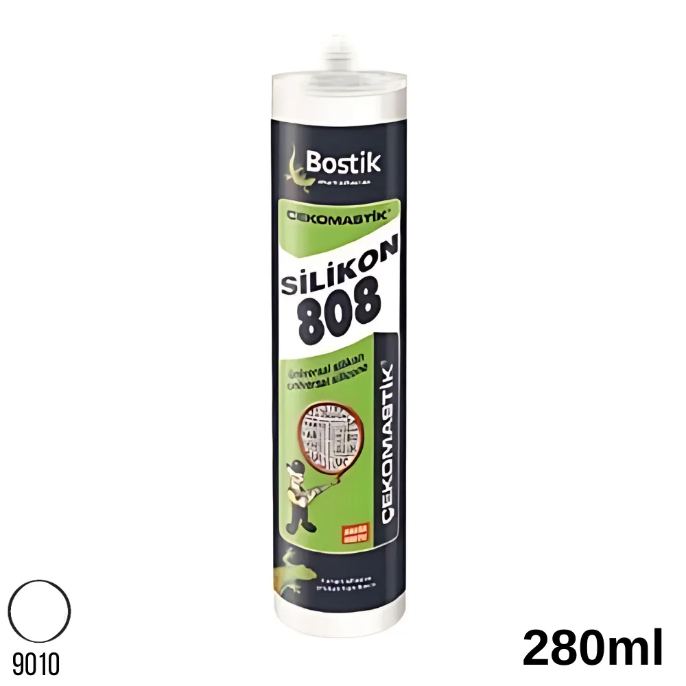 Bostik 808 Üniversal Silikon 280 Gr Beyaz