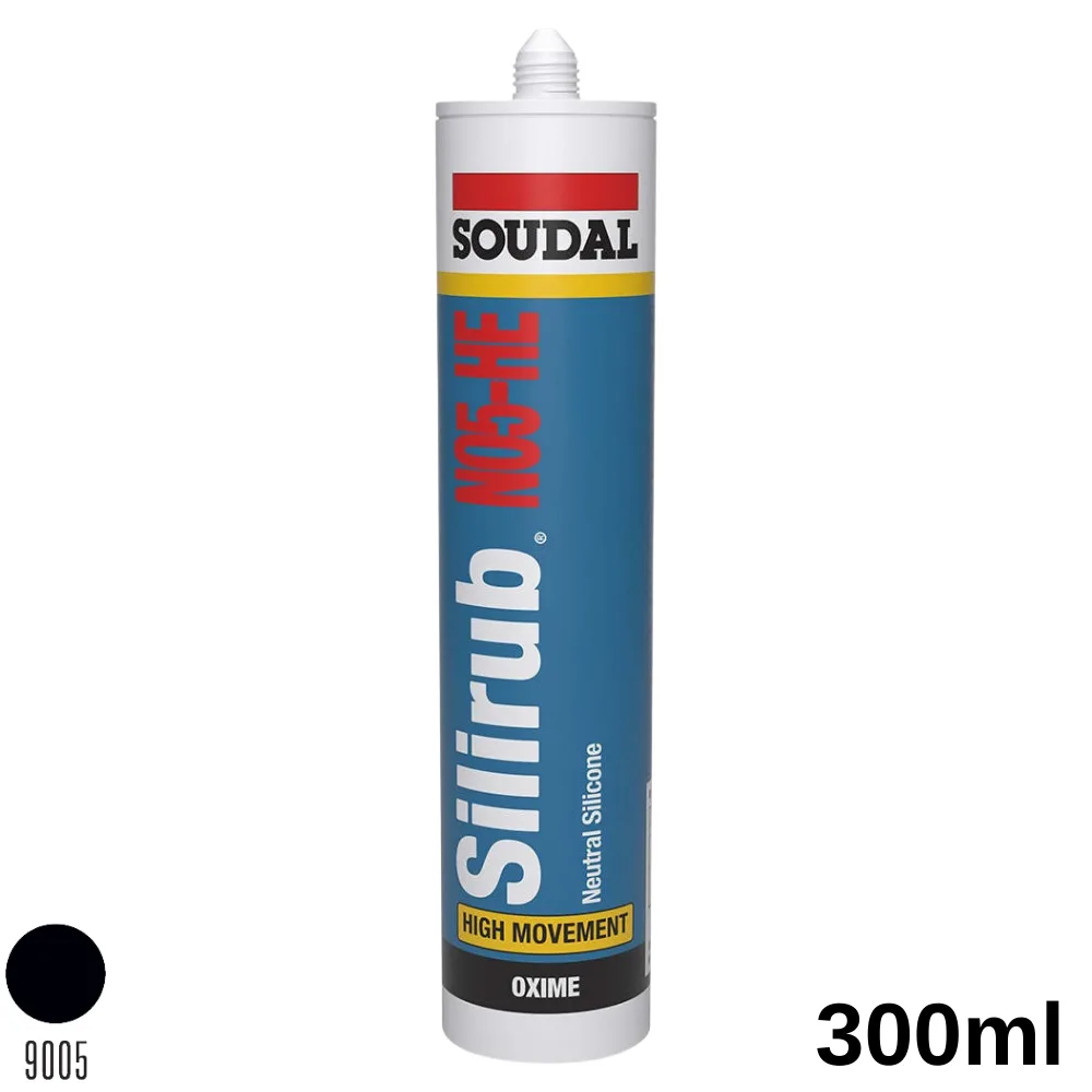 Soudal Cephe Silikonu Siyah 300Ml 124135