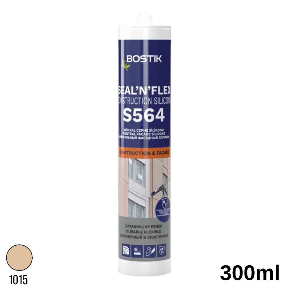 Bostik S 564 Nötr Cephe Silikon 300 Ml Ege Beji