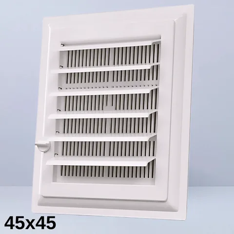 45X65 Plastik Wc Banyo Menfezi - Beyaz