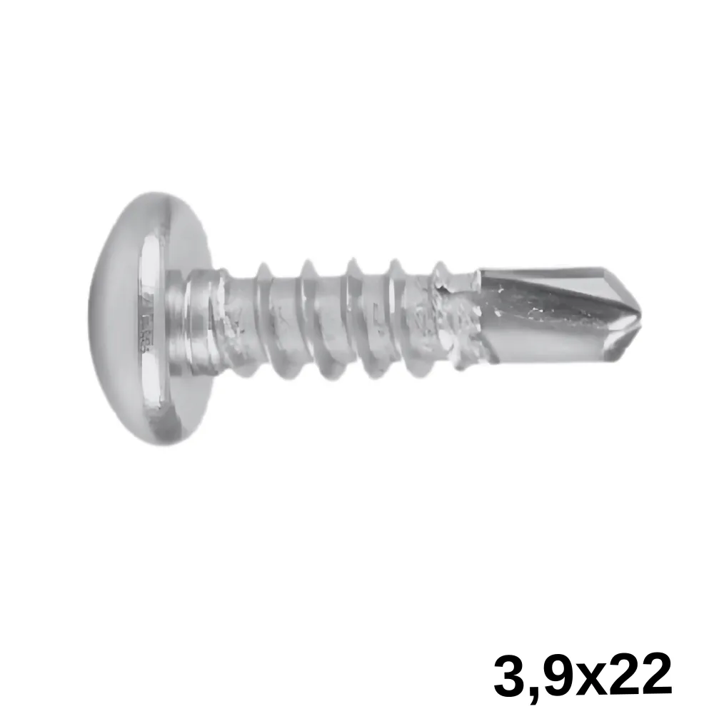 Wax 3,9 X 22 Mm Yıldız Silindir Başlı Matkap Uçlu Vida 1000 Ad.
