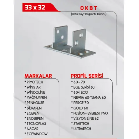 3As Orta Kayıt Takozu 33/32
