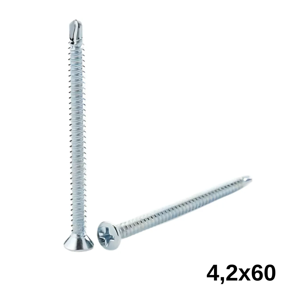 Wax 4,2X60 Yıldız Havşa Başlı Matkap Uçlu Vida 300 Ad.