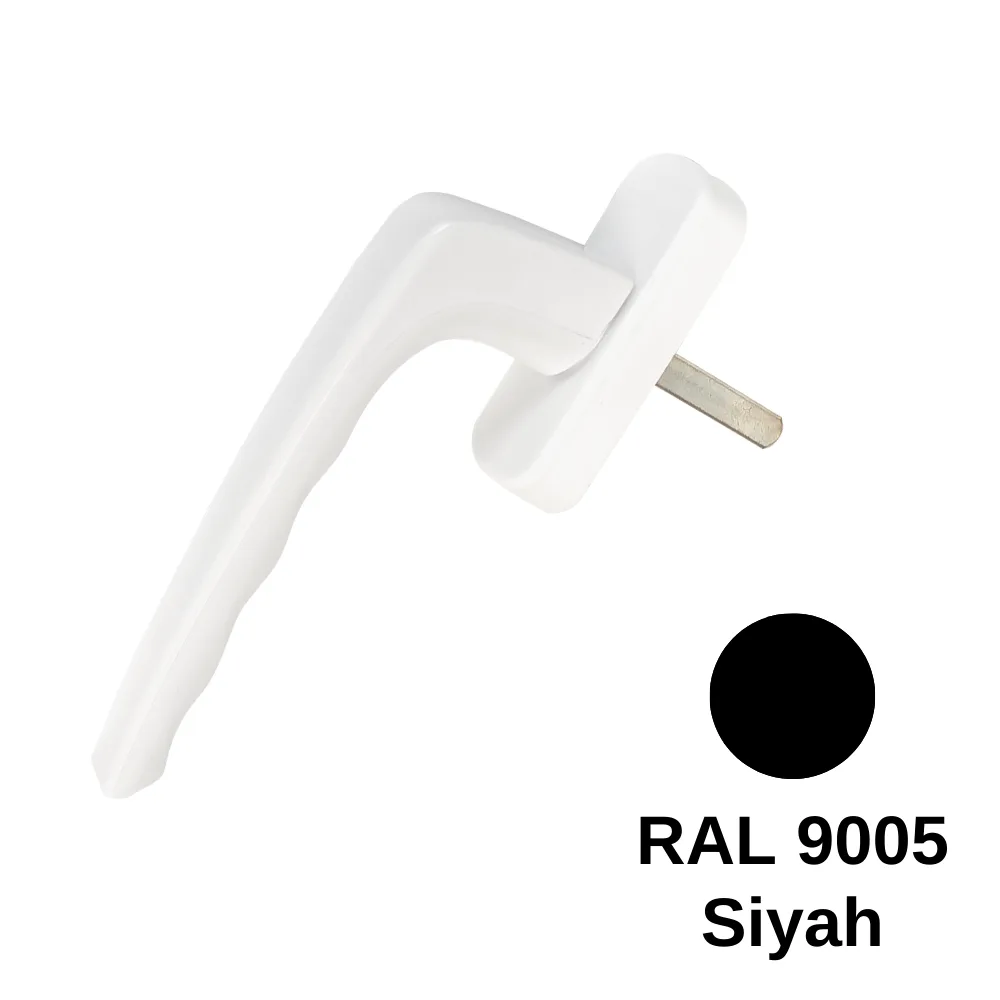 Endow Alüminyum Pencere Kolu Siyah