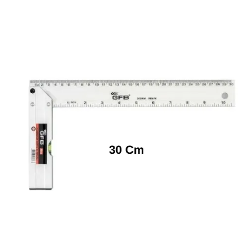 Alüminyum Gönye Su Terazisi 30 Cm (5551)
