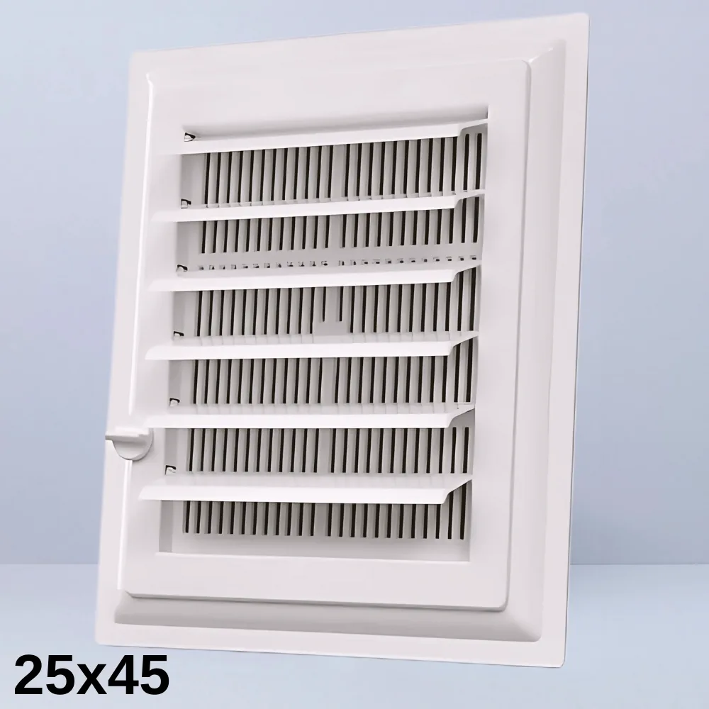 25X45 Plastik Wc Banyo Menfezi - Beyaz