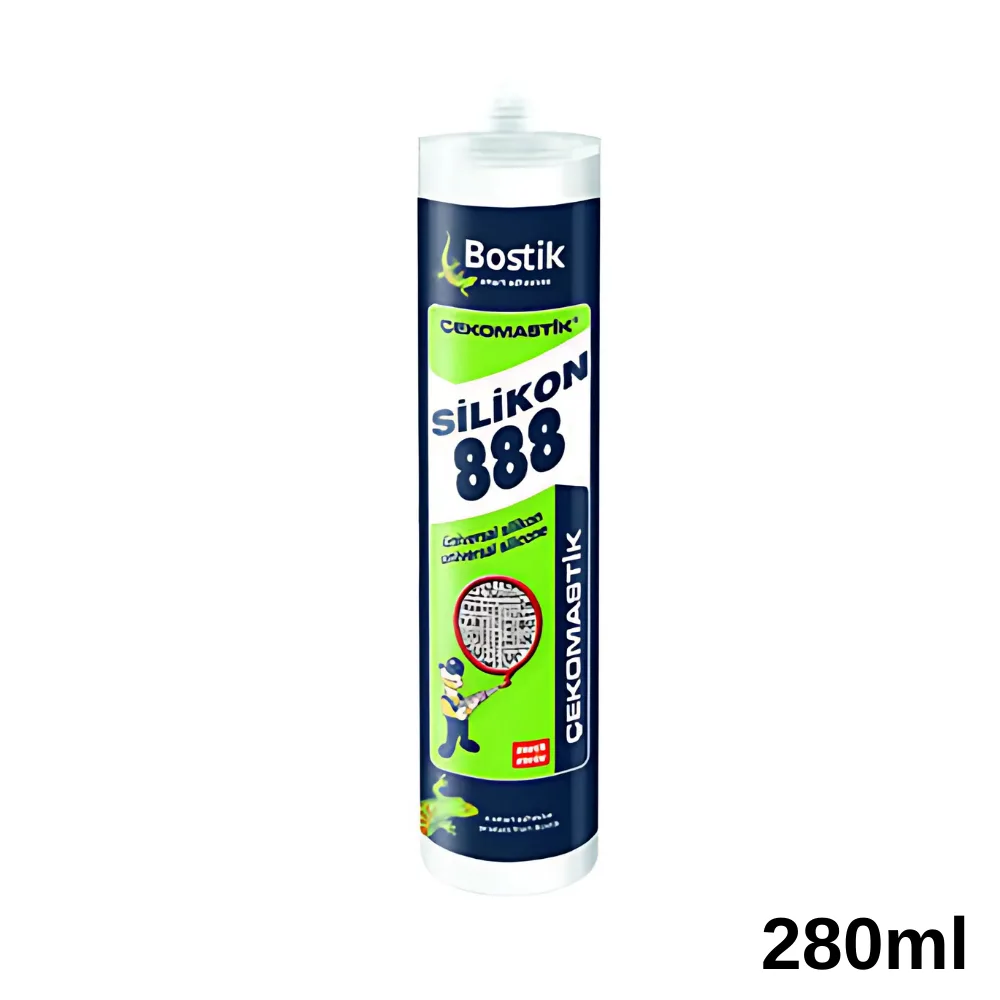 Bostik 888 Üniversal Silikon 280 Ml Şeffaf