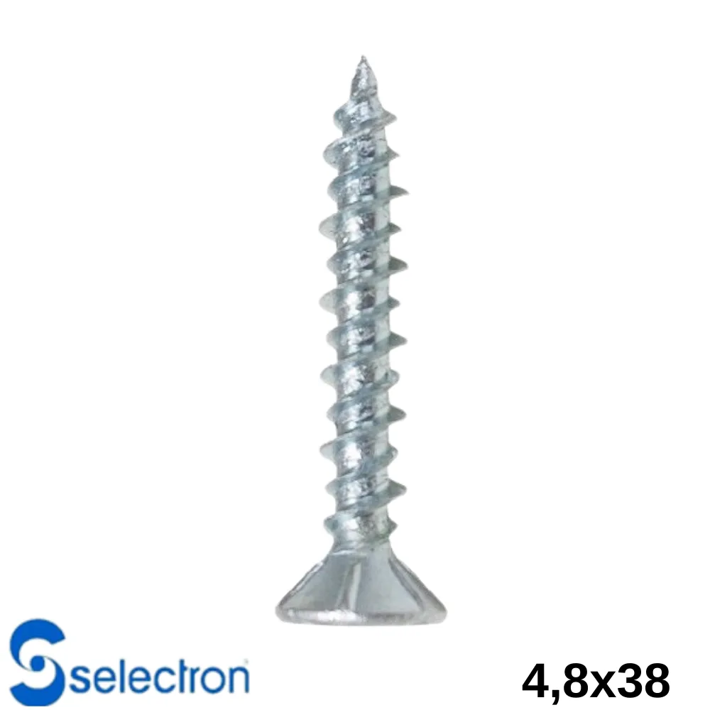 Selectron 4,8X38 Yıldız Havşa Başlı Seyrek Vida 1000 Ad